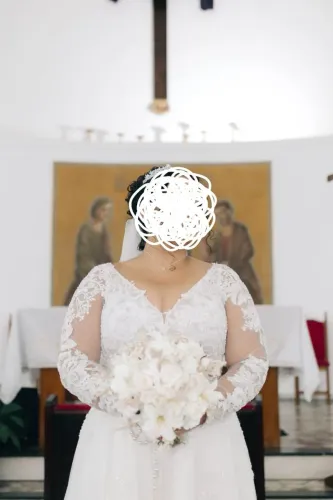 Vestido de noiva Off White, 46