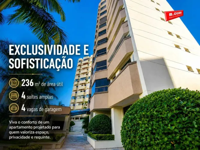 Imóvel para venda tem 236 m², 4 suítes  4 Vagas Tatuapé - São Paulo - SP