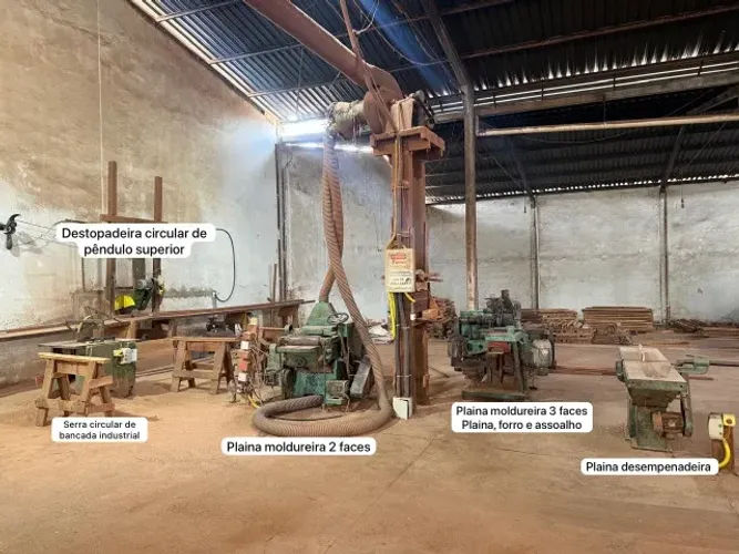 | OPORTUNIDADE | MÁQUINAS PARA MARCENARIA INDUSTRIAL - PLAINA, SERRA, DESTOPADEIRA