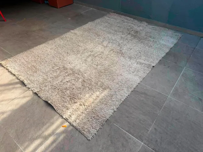 Tapete peludo/ sala