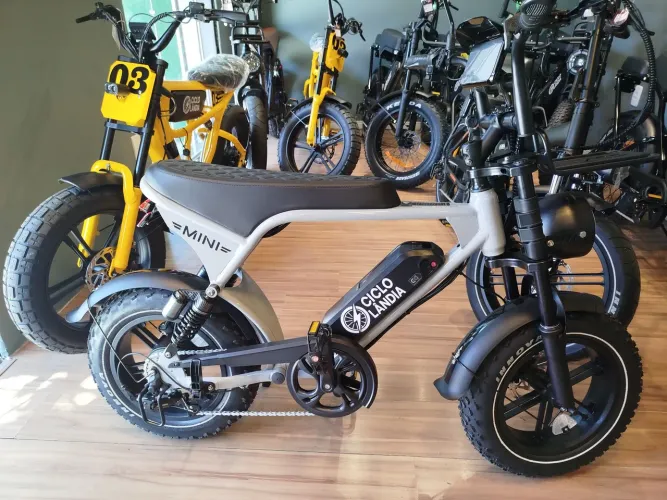Bicicleta elétrica V8 Ultra Mini 
