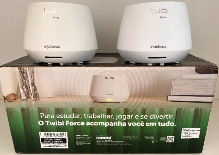 Roteador Mesh Sem Fio Wifi 6 1200mb Intelbras Twibi Force Ax