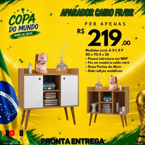 Aparador Cairo (Pague na entrega)