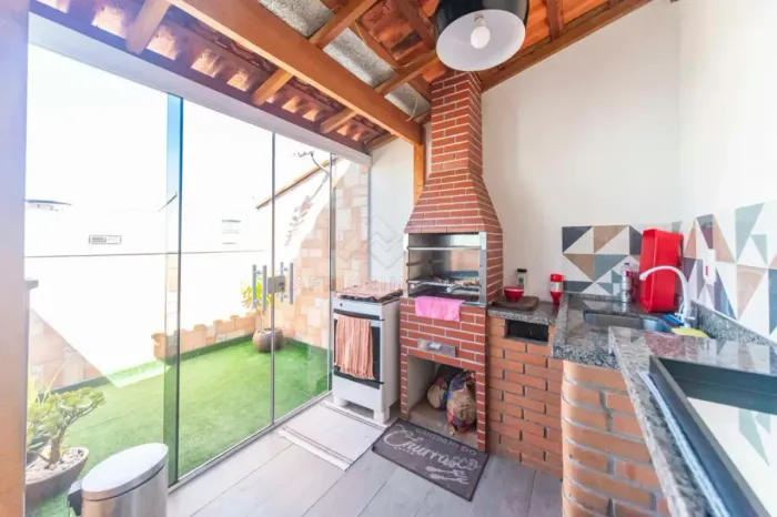 Cobertura com 2 dormitórios e área gourmet à venda, 114 m² - Vila helena - Santo André/SP