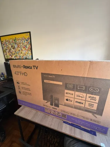 Smart TV MULTI 43" FHD com Resolução 4k LACRADO NA CAIXA!! | Ipanema |