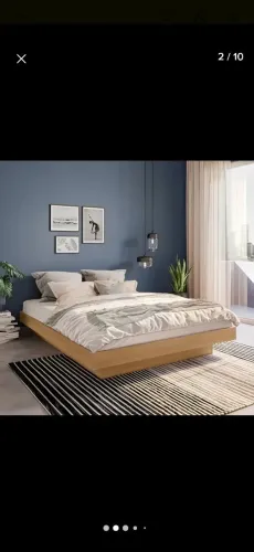 Cama Casal/Queen e colchão alto queen,são super novos
