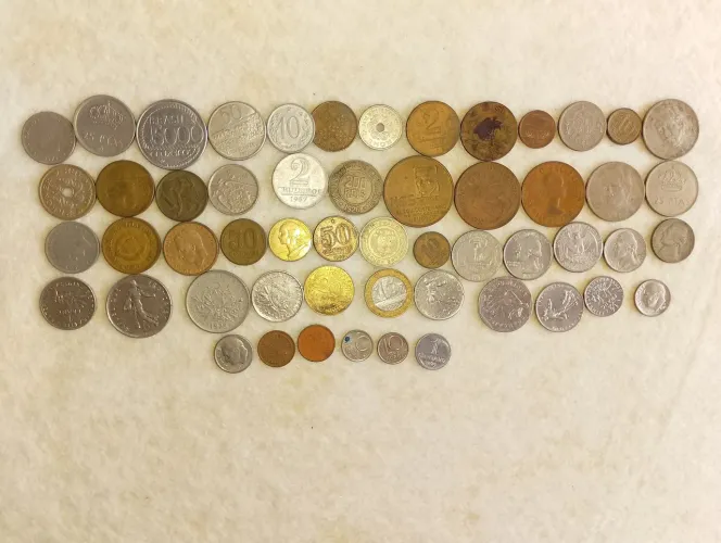 moedas coleção 