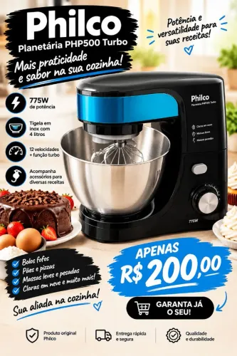 Batedeira Planetária Philco