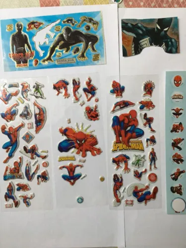 pack adesivos homem aranha
