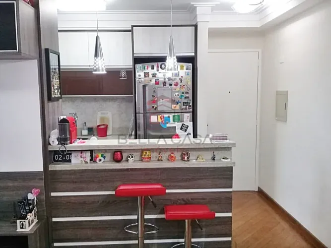 Apartamento a venda no bairro da mooca com 2 dormitórios, 1 vaga e suíte