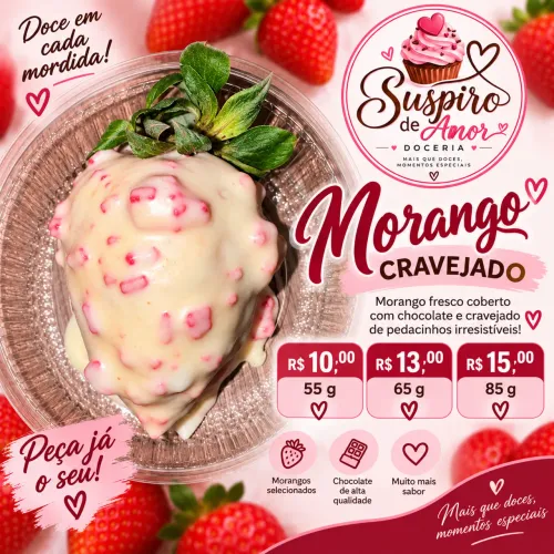 Morango cravejado