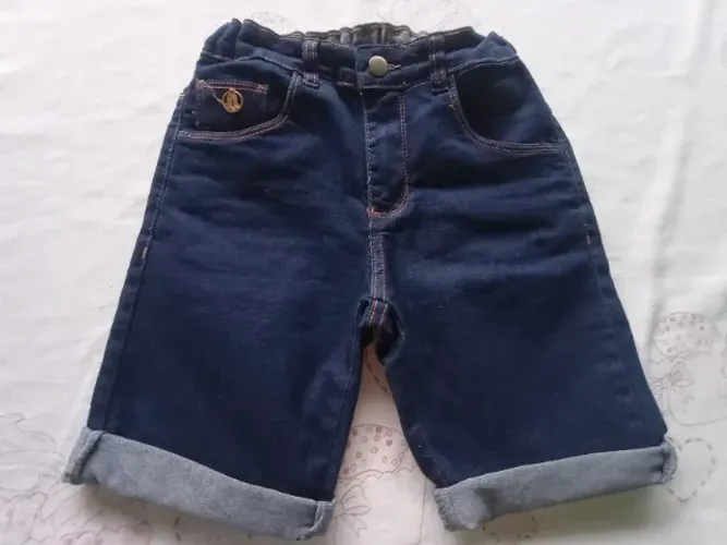 Bermuda Jeans Infantil Ciclista 