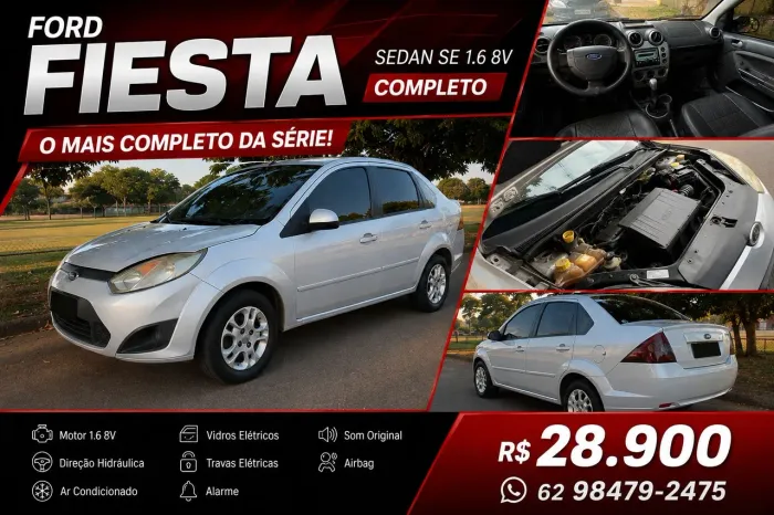 Ford Fiesta Sed. 1.6 8V Flex 4P 2013