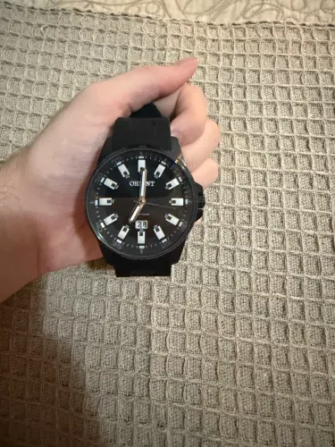 Relógio orient preto sem caixa