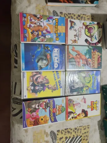 Fitas desenhos animados vhs