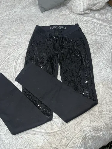 Calça paetê tamanho 38 Planet Girls 