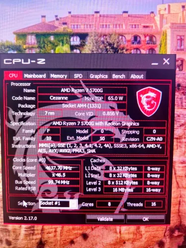 Processador Ryzen 7 5700G