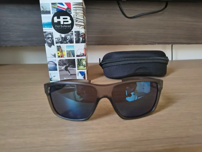 Oculos hot buttered Matte Black polarizado