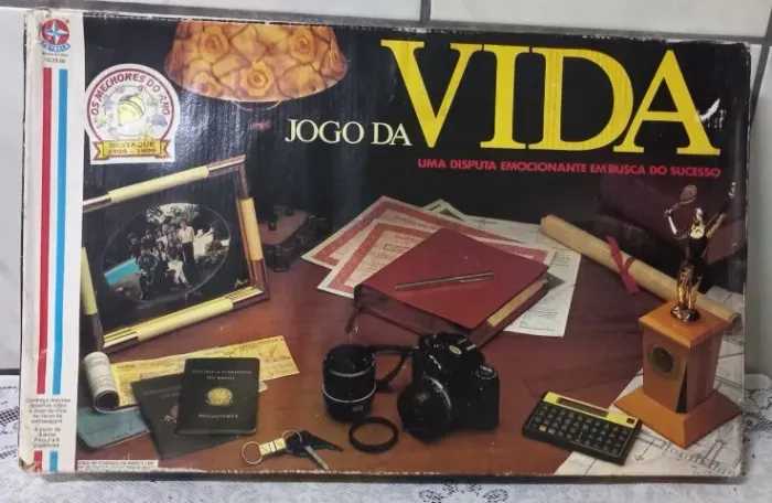 Jogo da vida Estrela antigo década de 90