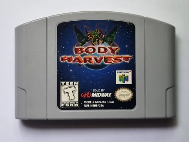 Body Harvest (Nintendo 64, americana, somente fita)