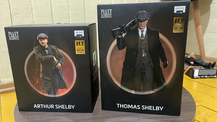 Thomas e Arthur Shelby - Peaky Blinders - Art Scale 1/10 - Iron Studios