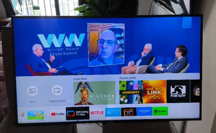 TV samsung 50"  4K LED TUDO FUNCIONANDO OK SMART TV YOUTUBE ETC