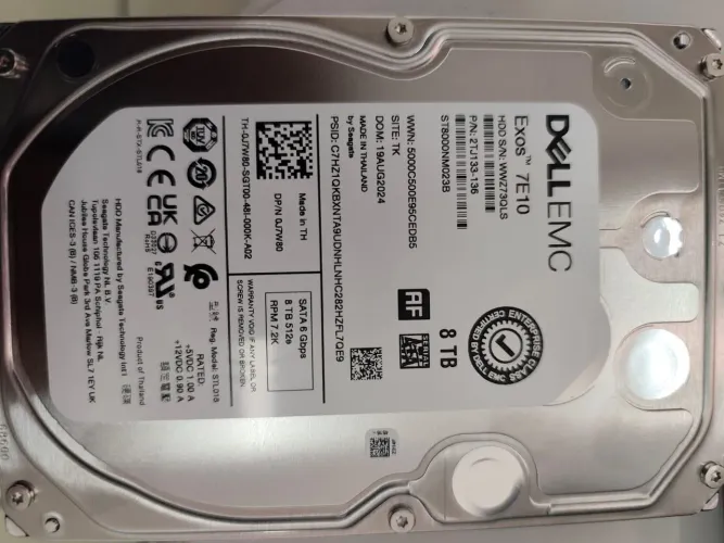 HD 8TB Enterprise - Alta Performance e Confiabilidade!