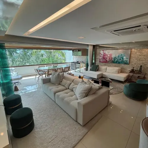 Apartamento de Alto Padrão com 200 m² no Edifício Comendador José Lobo Apipucos, Recife/P