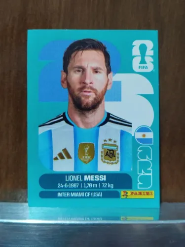 Figurinha Lionel Messi Copa do Mundo 2026 - Impecável