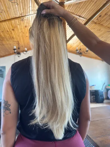 Mega hair loiro Brasileiro premium