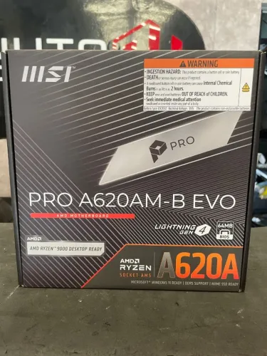 Placa-Mãe MSI PRO A620M-B EVO, AMD AM5, mATX, DDR5 - PROA620AMBEVO