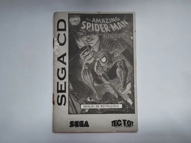 Manual The Amazing Spider-Man original Tec Toy - SEGA CD/Mega Drive