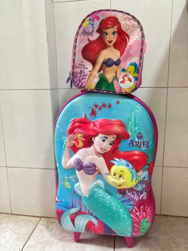 Bolsa e Lancheira Infantil da Ariel