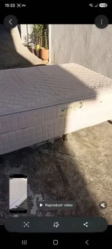 Cama box com colchão UmaFlex