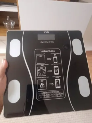 Balança Digital Inteligente com Bioimpedância e Bluetooth (Nova)
