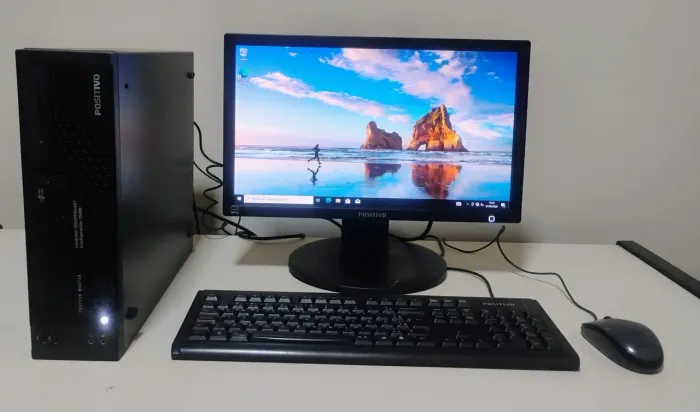 Kit computador Positivo Intel i3-4160 CPU 3.60GHz, 8Gb RAM e SSD-120Gb com monitor 19P
