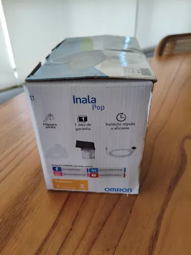 Inalador e Nebulizador Omron InalaPop NE-C704 Bivolt - Na Caixa