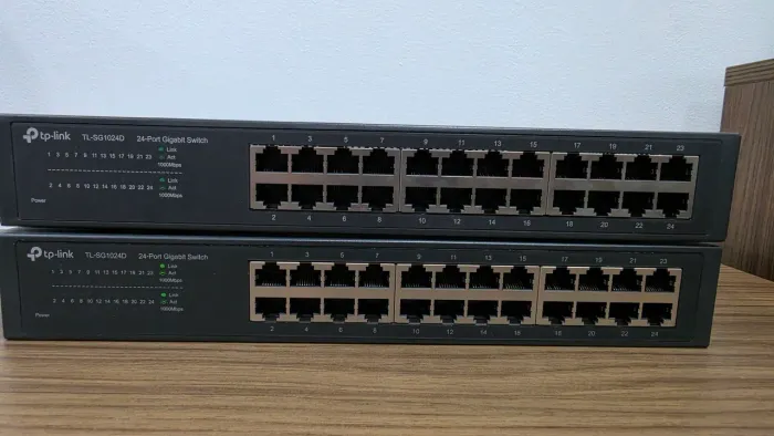 Switch Tp-link 24 Portas Gigabit Ethernet Tl-sg1024d