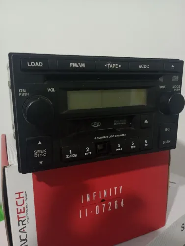 Rádio original Tucson v6 4wd 2007/2008