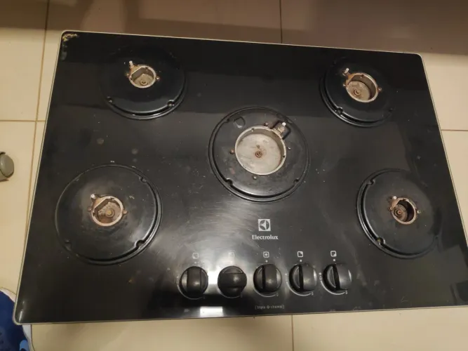 Vendo Cooktop com pedra de apoio