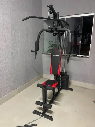 M- ESTAÇÃO DE MUSCULAÇÃO COMPLETA, TREINOS ILIMITADOS, QUALIDADE E PREÇO DE OPORTUNIDADE!