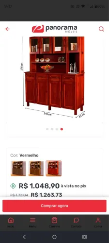 Armário de Cozinha Rústico São Luís.