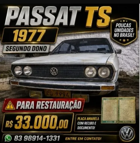 Passat TS 1977 TODO ORIGINAL