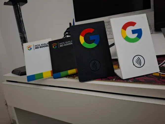 Plaquinha avaliação google