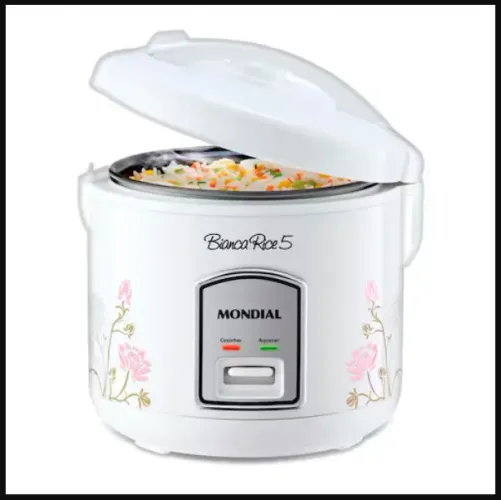 Panela Elétrica de Arroz Mondial Bianca Rice 5 Xícaras - 110V
