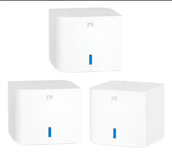 Vendo kit com 3 unidades do roteador Mesh ZTE ZXHN ZT196. 