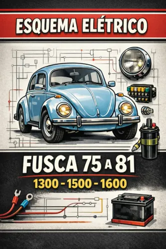 Elétrica Completa do Fusca 75 à 81, Envio pelo Whatsapp