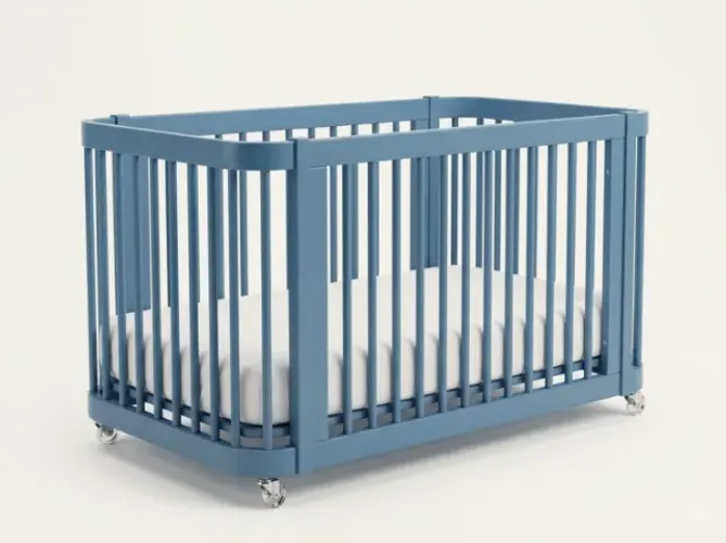 Berço Multifuncional 3 em 1 (Mini Berço, Berço e Mini Cama) Lilibee