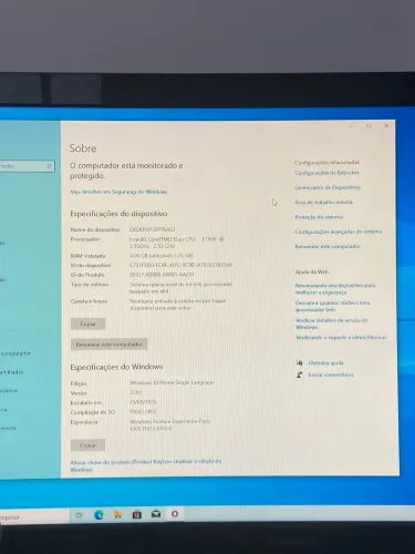 Computador Básico seminovo Windows 10 4gb RAM core 2 DUO Nvidia G210
