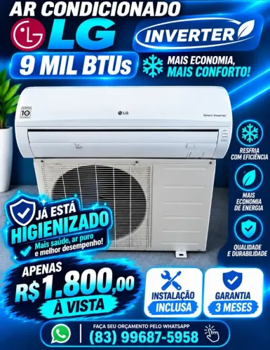 Ar condicionado LG - instalação inclusa 